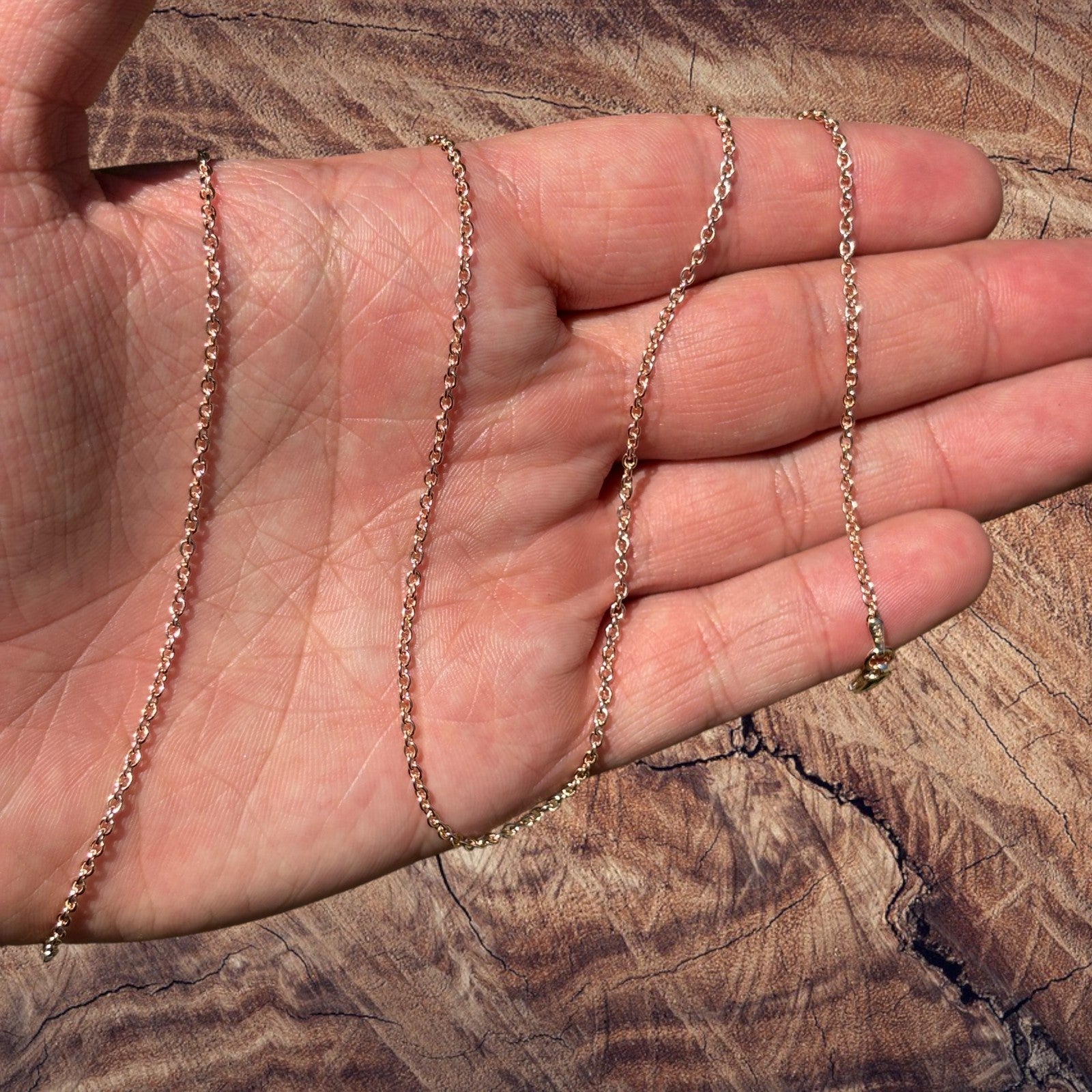 925 Sterling Silver 2mm Cable Chain Necklace