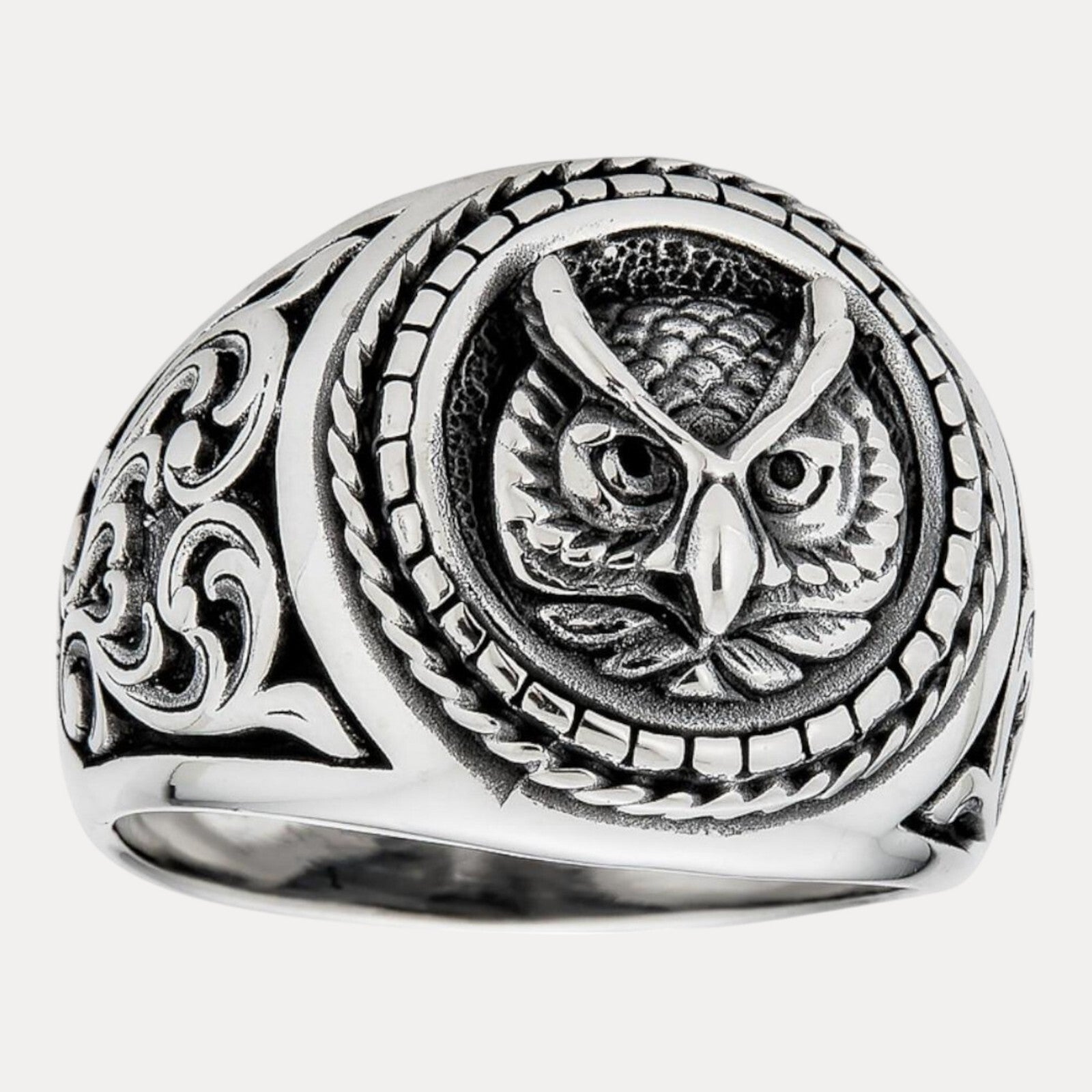 925 Sterling Silver Owl Ring