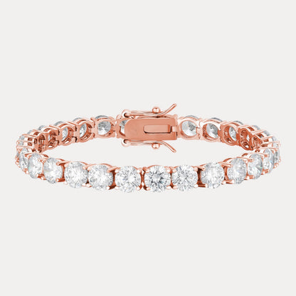 925 Sterling Silver 6mm Tennis Bracelet - CZ Or Moissanite