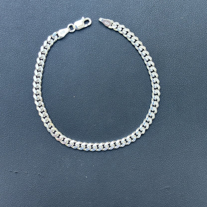 925 Sterling Silver 4mm Miami Cuban Bracelet