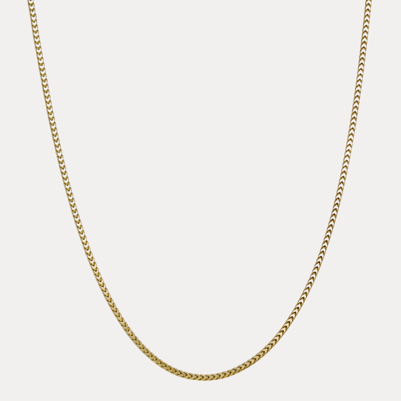 925 Sterling Silver 3mm Franco Chain Necklace