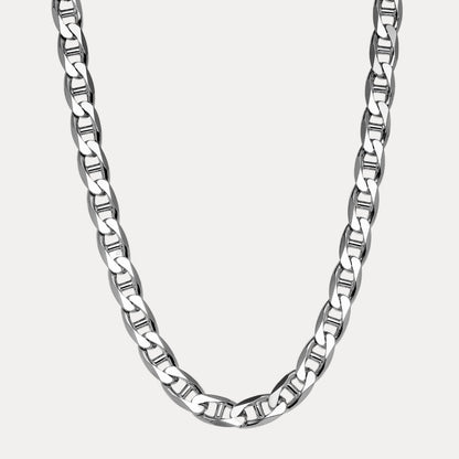 925 Sterling Silver 13mm Mariner Chain Necklace