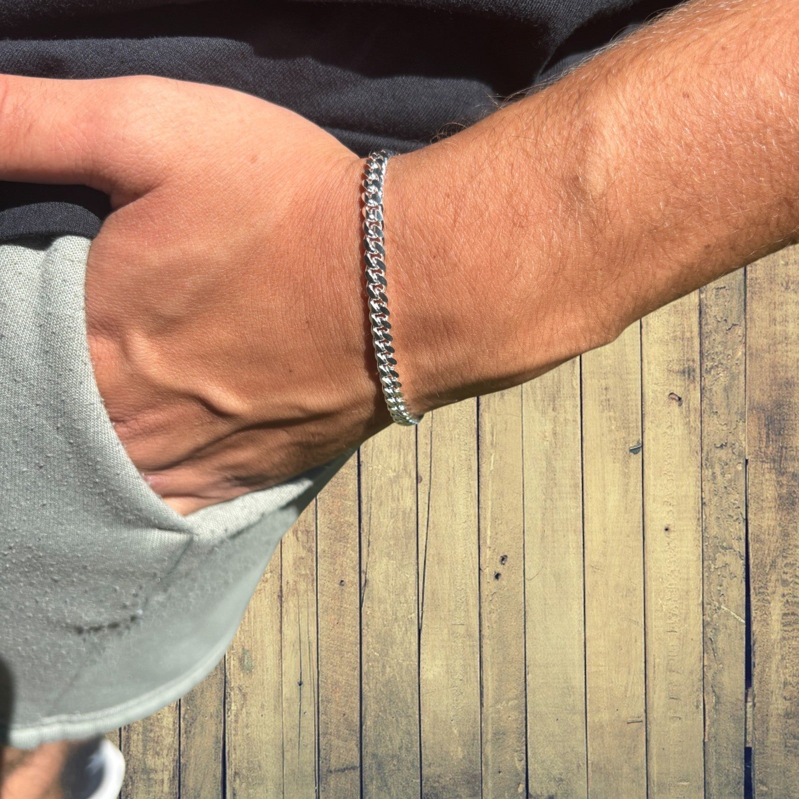 925 Sterling Silver 5mm Miami Cuban Bracelet