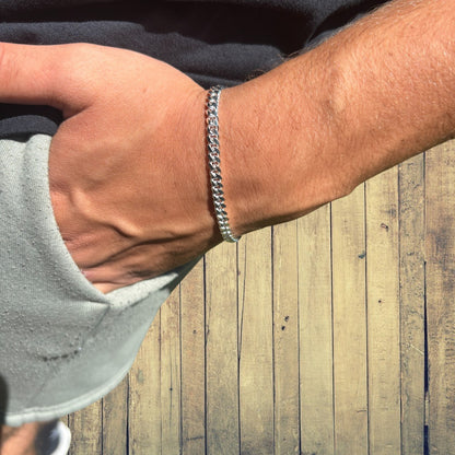 925 Sterling Silver 5mm Miami Cuban Bracelet