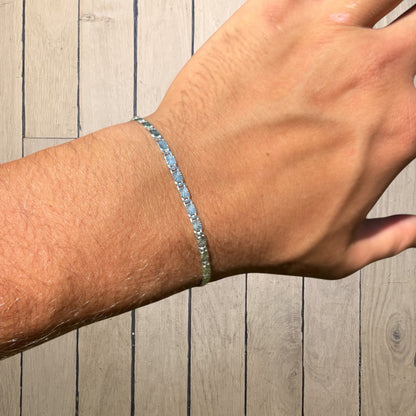 925 Sterling Silver 3mm Valentino Bracelet