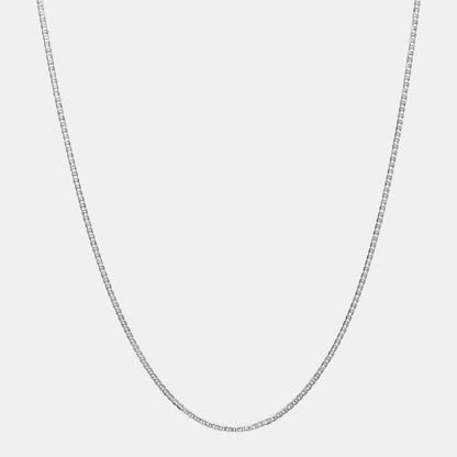 925 Sterling Silver 2.5mm Mariner Chain Necklace