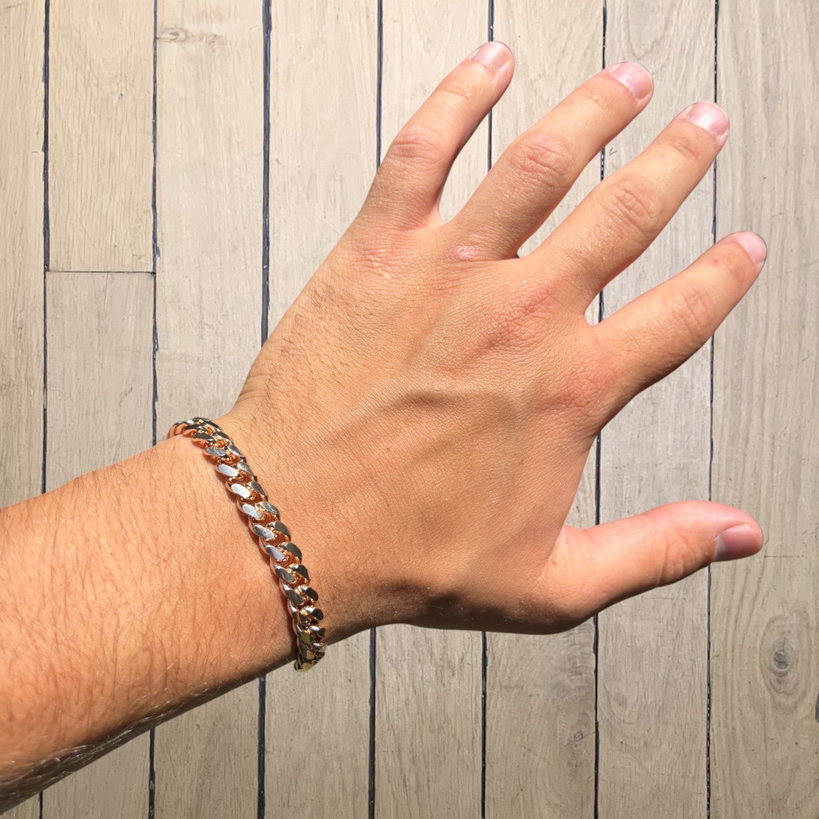 925 Sterling Silver 8mm Miami Cuban Bracelet