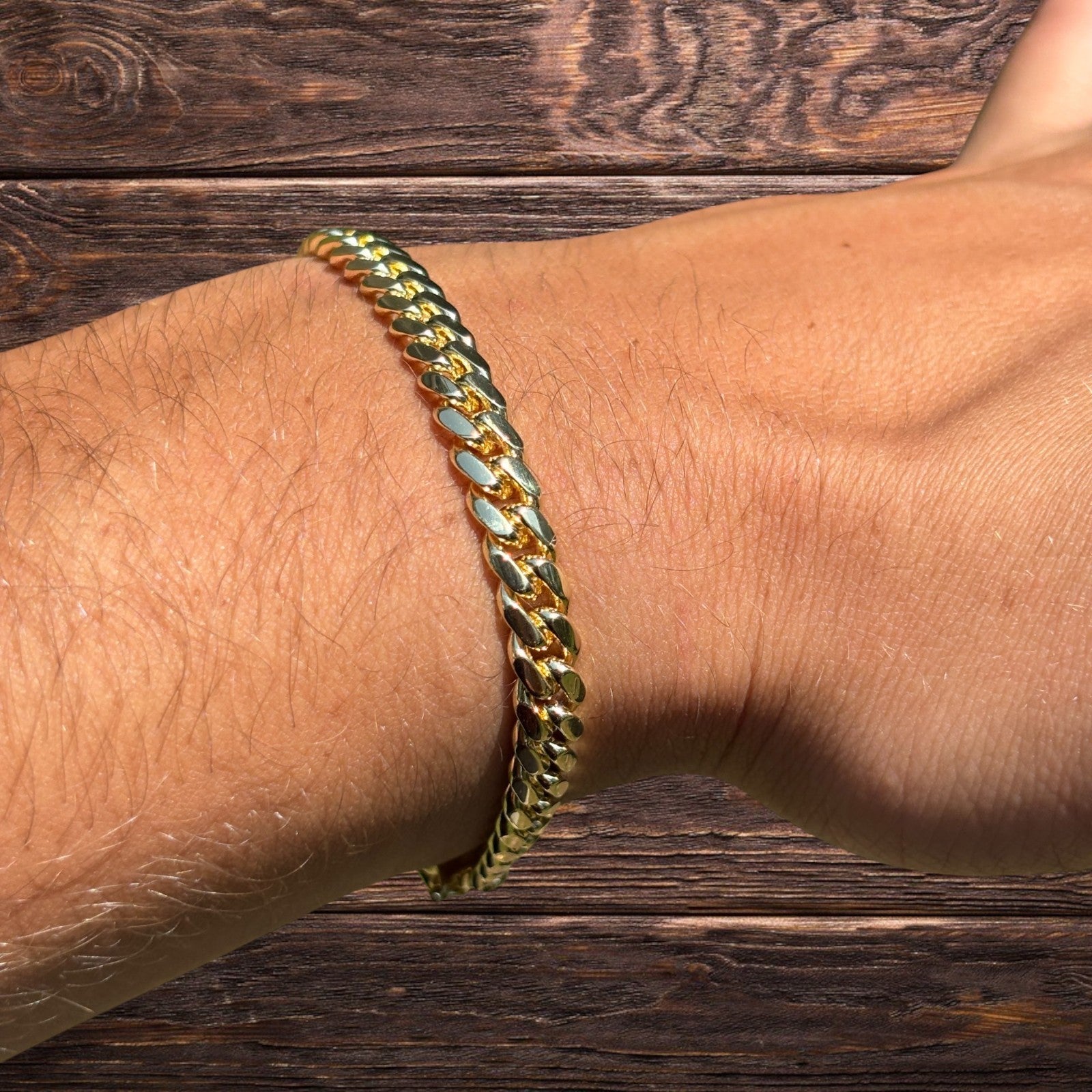 925 Sterling Silver 5mm Miami Cuban W. Box Clasp Bracelet