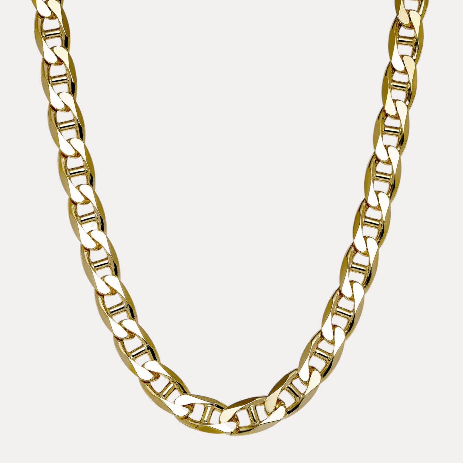 925 Sterling Silver 16mm Mariner Chain Necklace