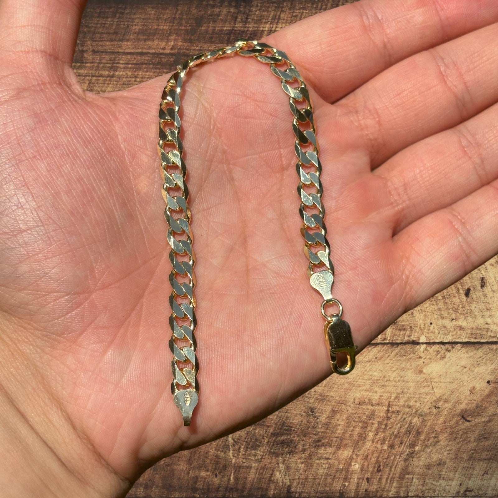 925 Sterling Silver 7mm Curb Bracelet