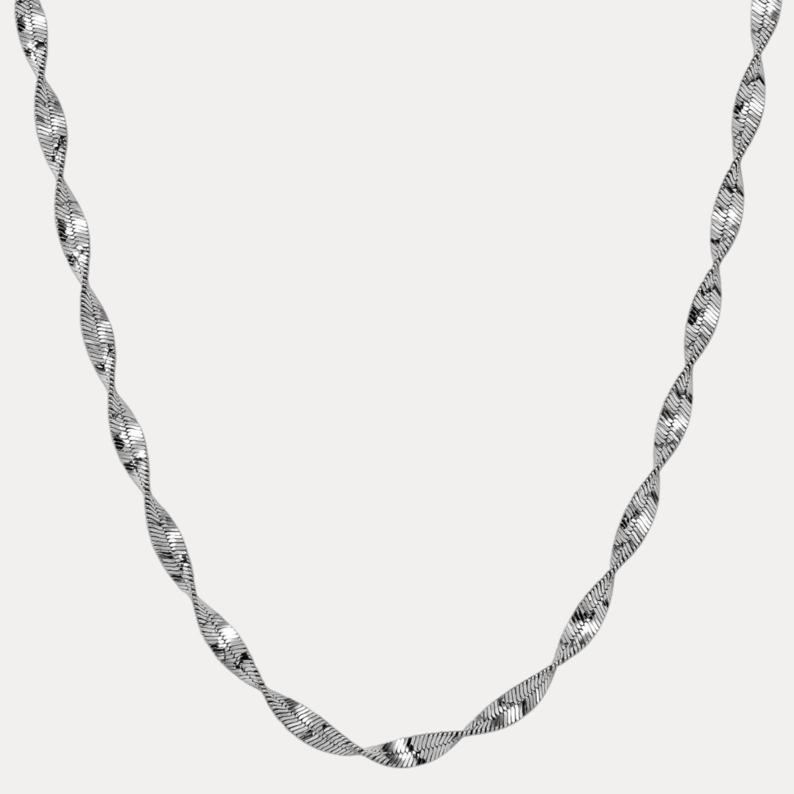 925 Sterling Silver 6mm Singapore Chain Necklace
