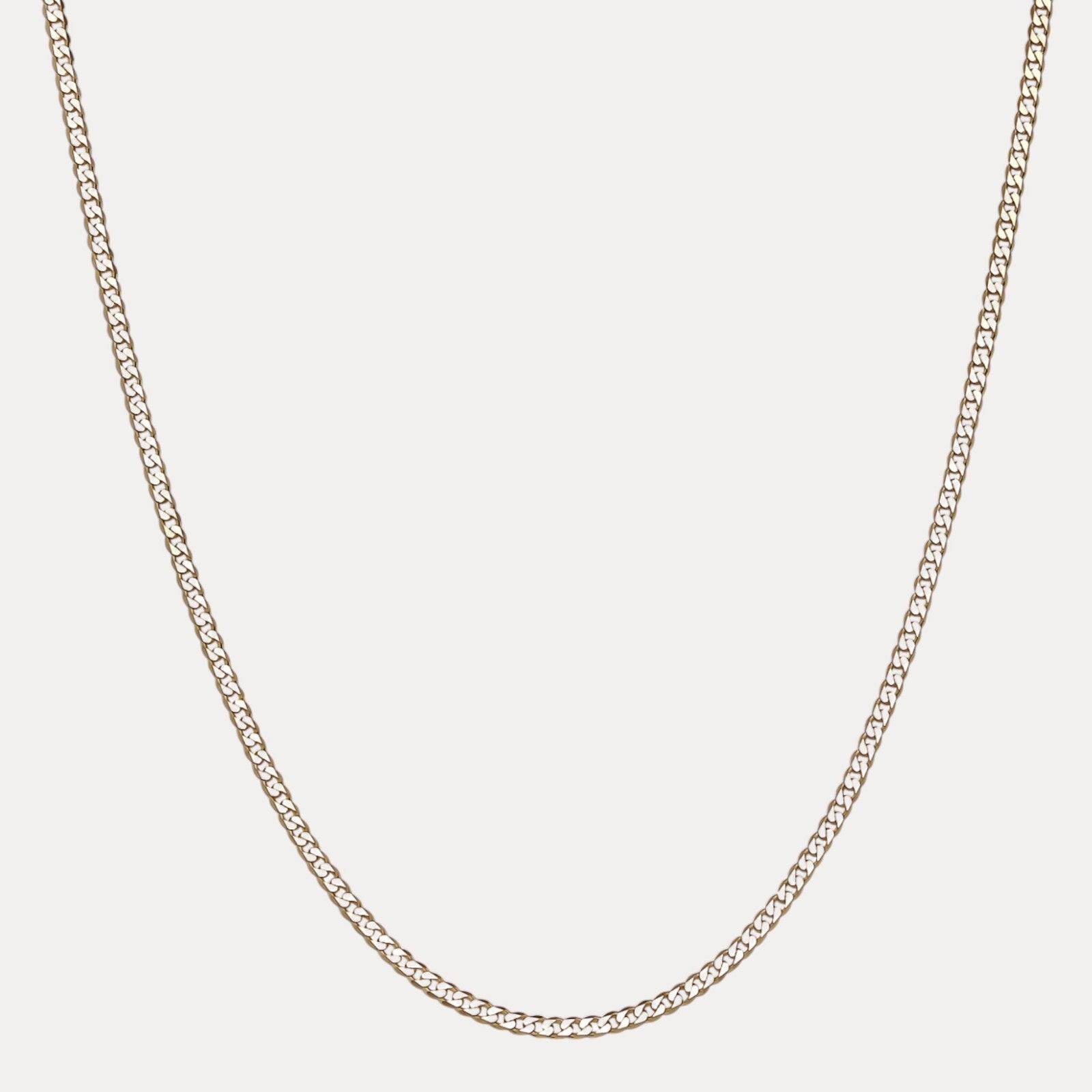 925 Sterling Silver 4mm Curb Chain Necklace