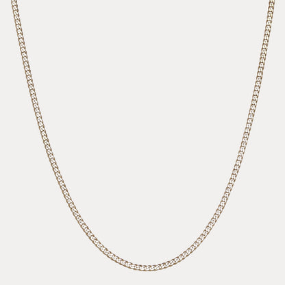 925 Sterling Silver 4mm Curb Chain Necklace