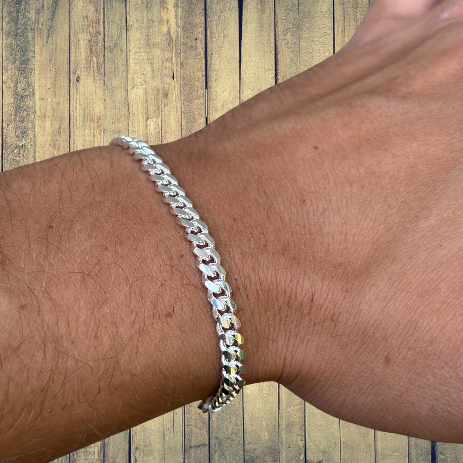 925 Sterling Silver 5mm Miami Cuban Bracelet