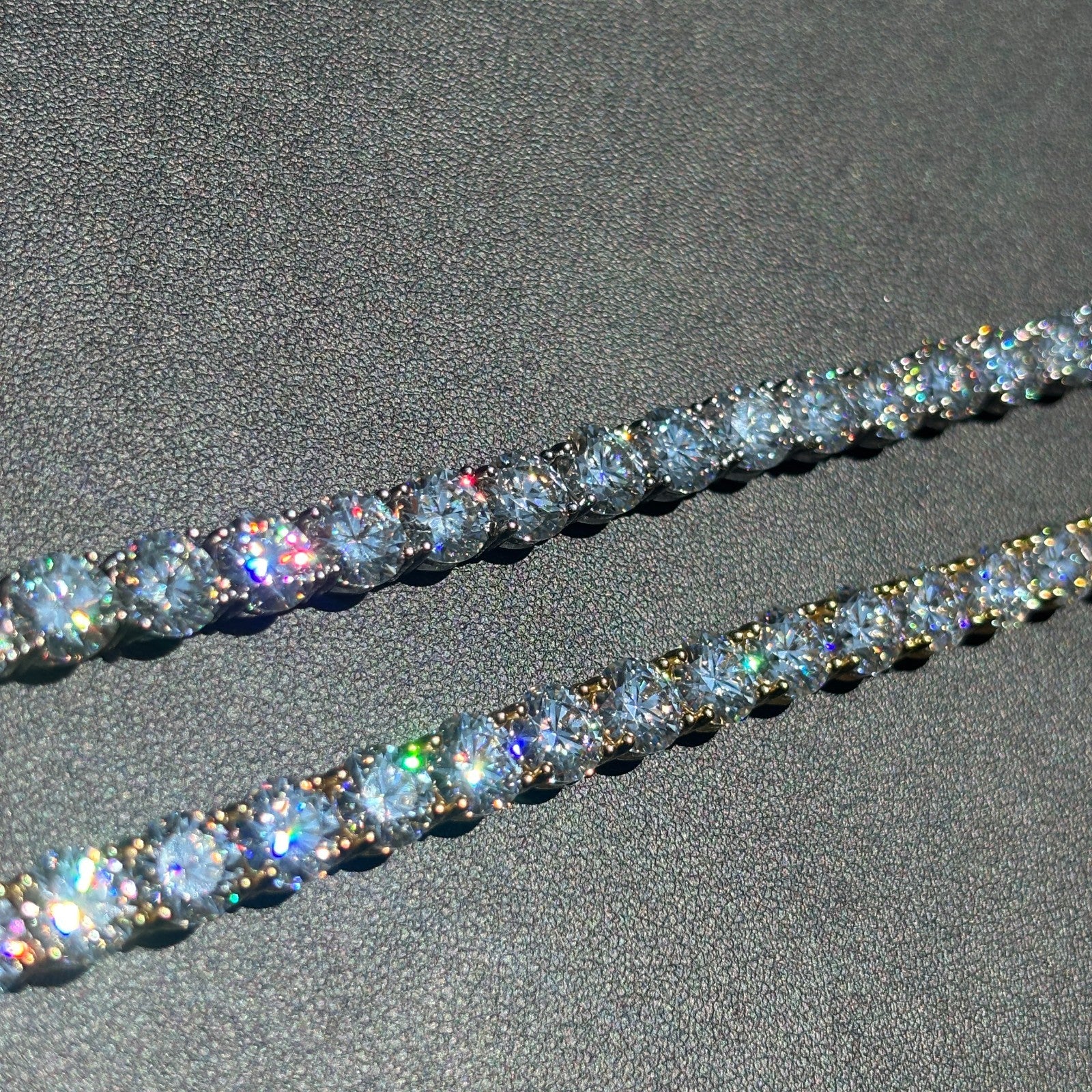 925 Sterling Silver 7mm Tennis Bracelet - CZ Or Moissanite