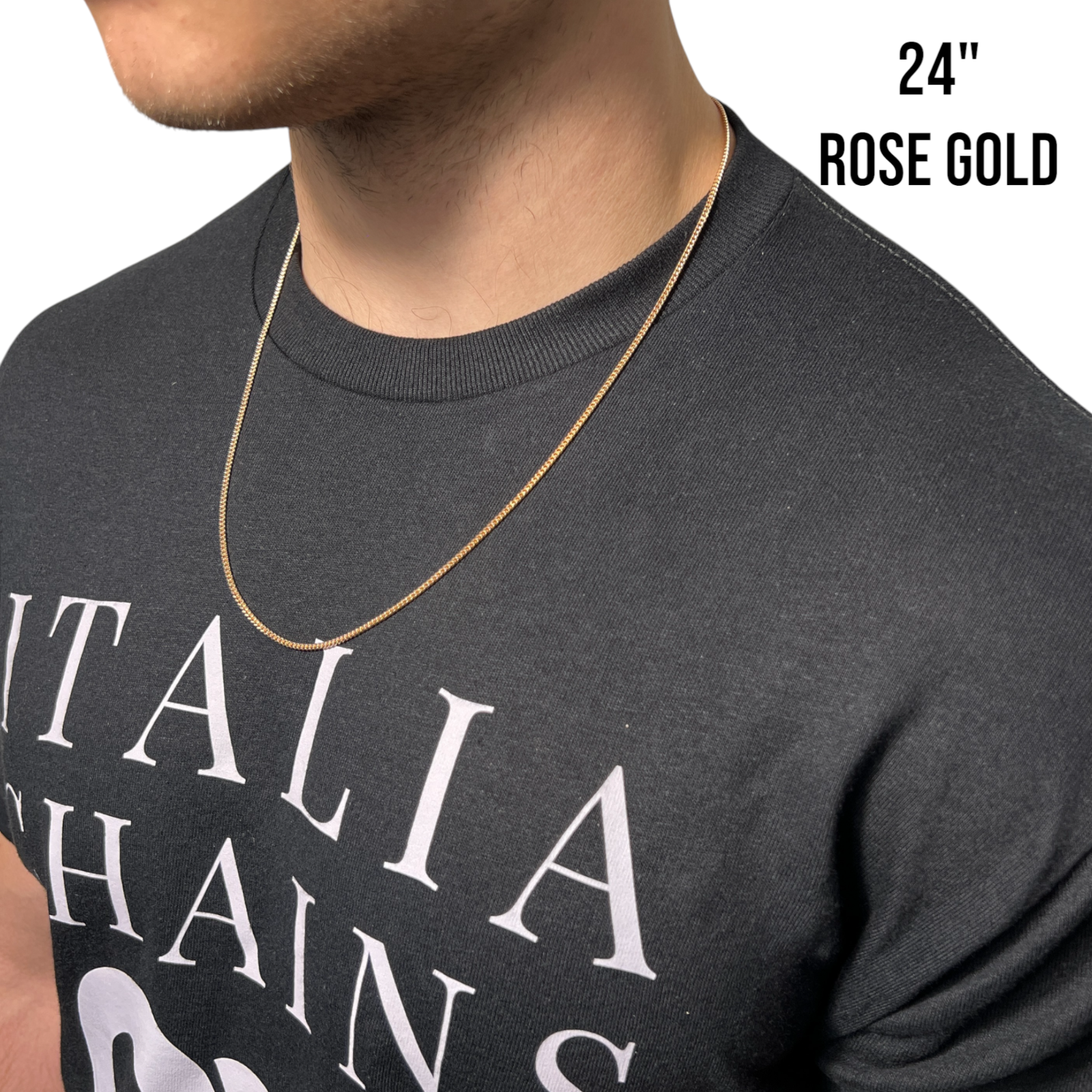 925 Sterling Silver 2mm Miami Cuban Chain Necklace