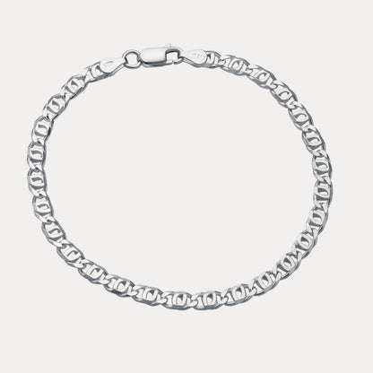 925 Sterling Silver 4.5mm Tiger Eye Bracelet