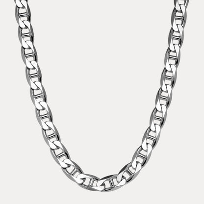 925 Sterling Silver 16mm Mariner Chain Necklace