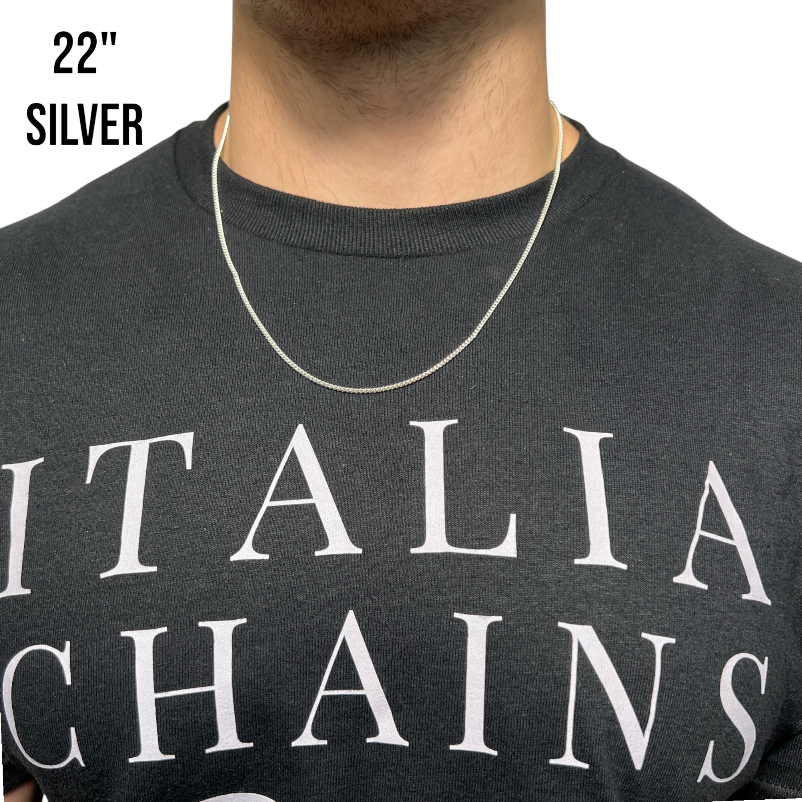 925 Sterling Silver 2mm Miami Cuban Chain Necklace