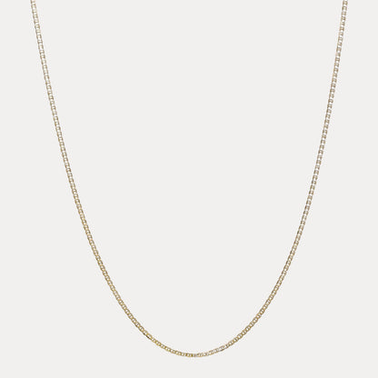 925 Sterling Silver 2.5mm Mariner Chain Necklace
