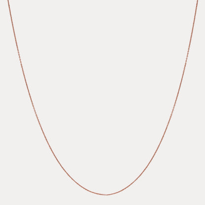 925 Sterling Silver 1mm Cable Chain Necklace