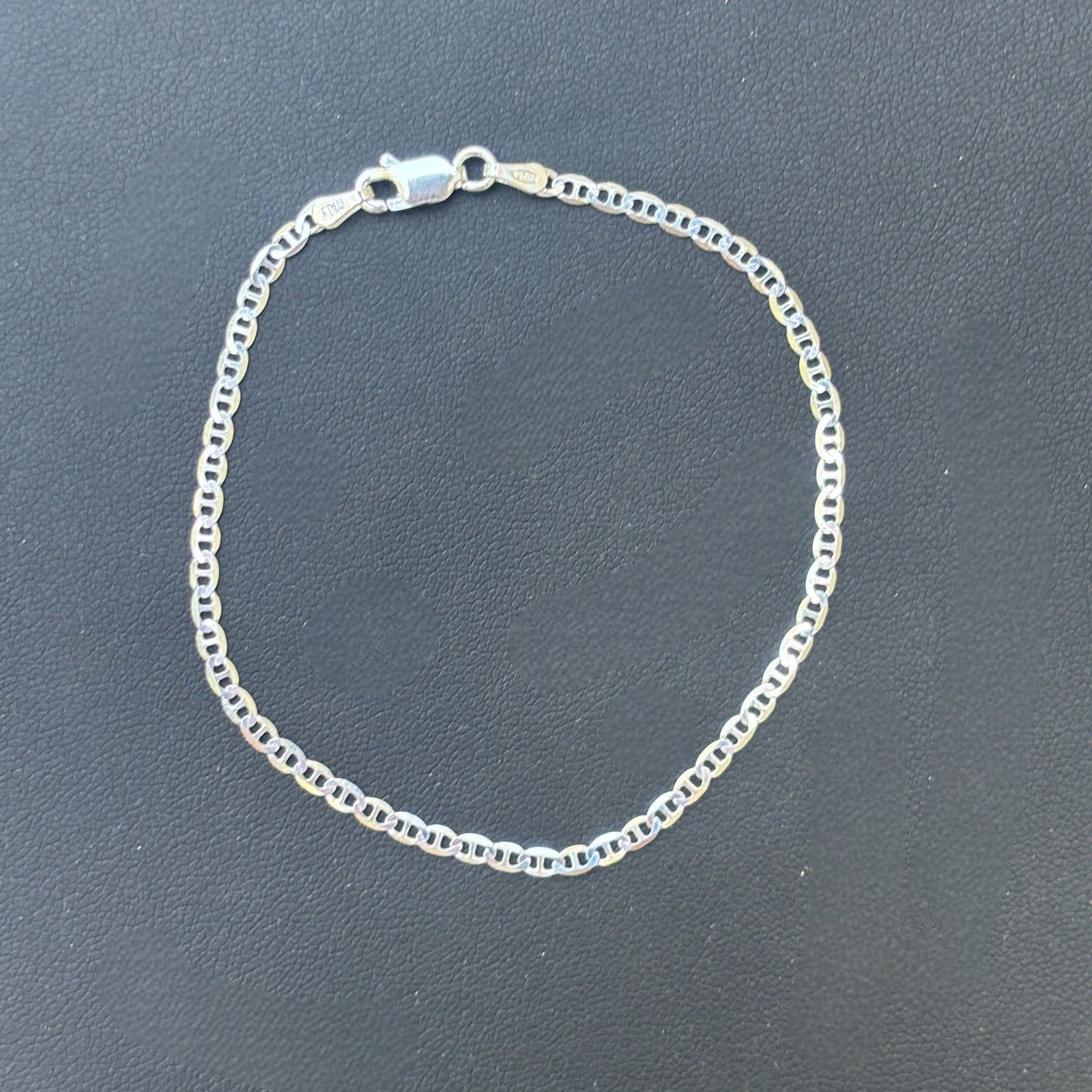 925 Sterling Silver 2.5mm Mariner Bracelet