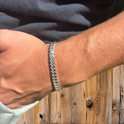 925 Sterling Silver 6mm Miami Cuban Bracelet