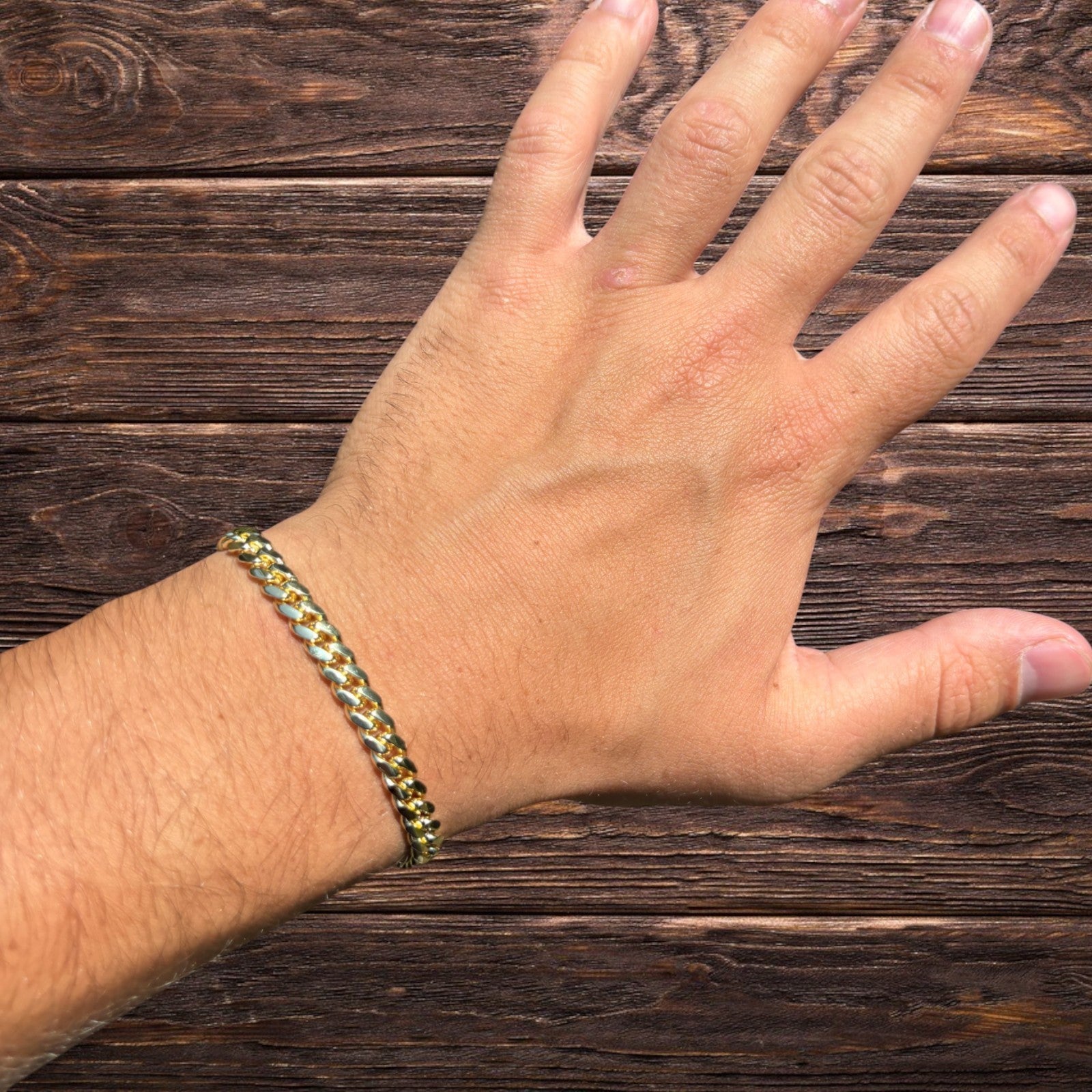 925 Sterling Silver 5mm Miami Cuban W. Box Clasp Bracelet