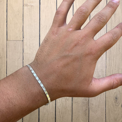 925 Sterling Silver 3mm Valentino Bracelet