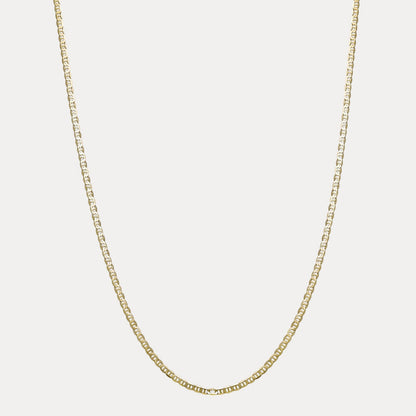 925 Sterling Silver 3mm Mariner Chain Necklace