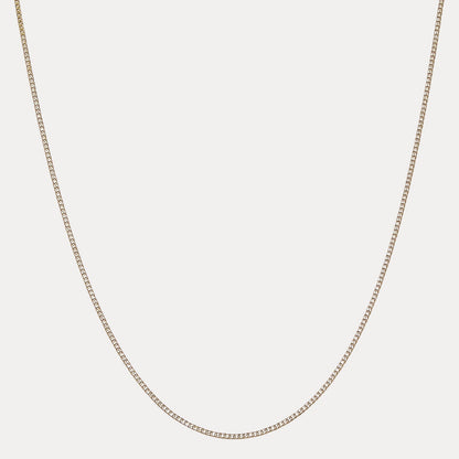 925 Sterling Silver 2mm Curb Chain Necklace