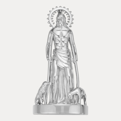 925 Sterling Silver St Lazarus San Lazaro Pendant - Large