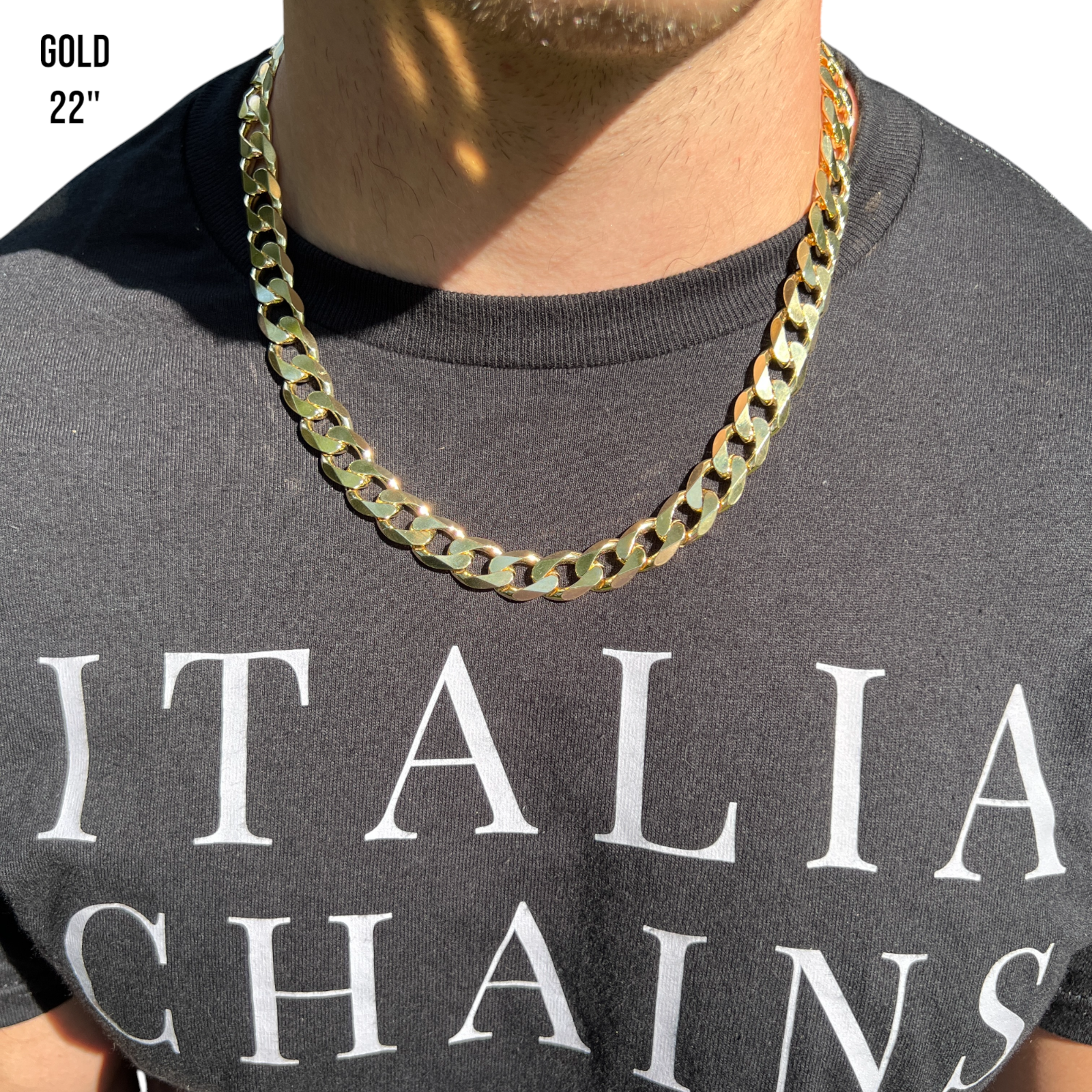 925 Sterling Silver 13.5mm Curb Chain Necklace