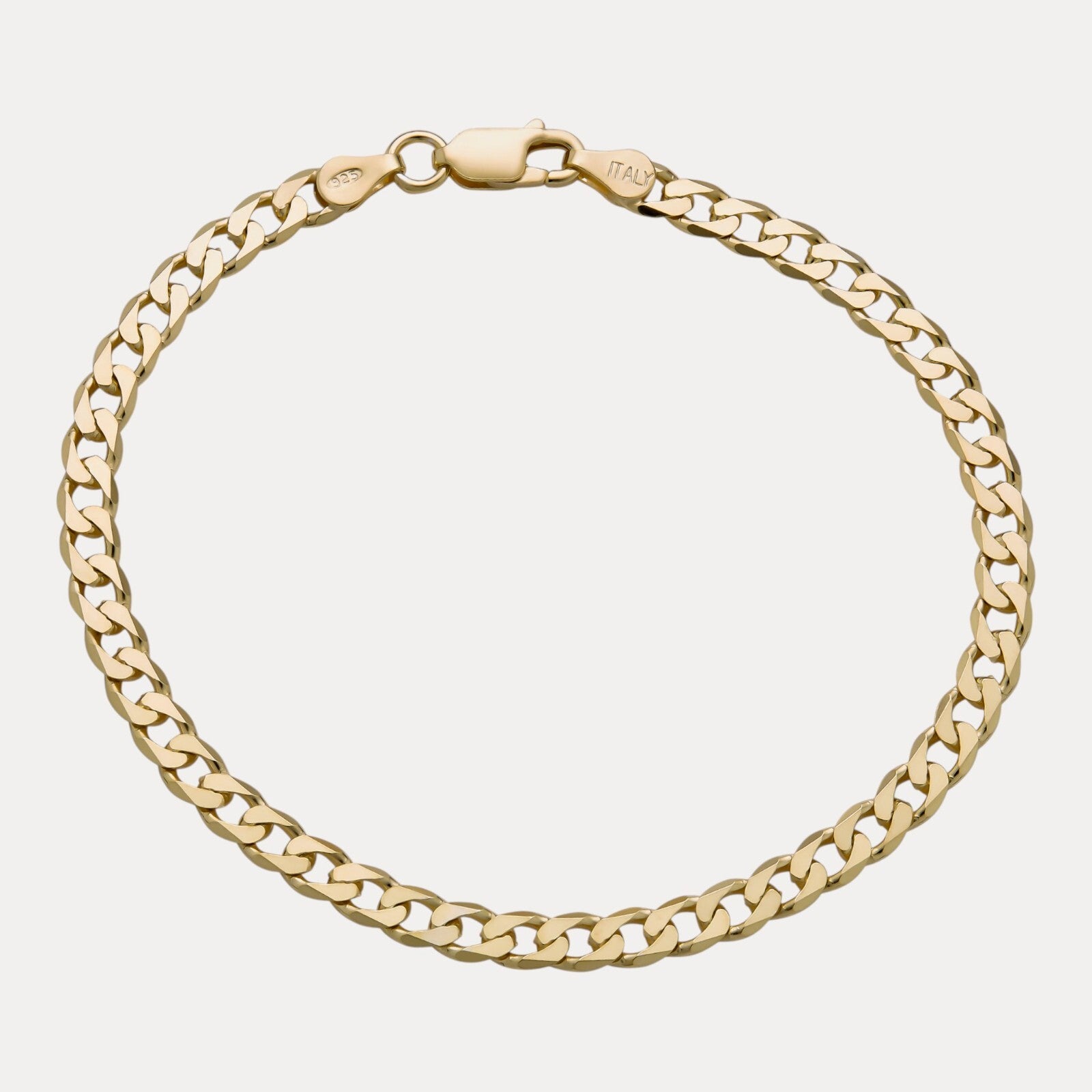 925 Sterling Silver 5mm Curb Bracelet