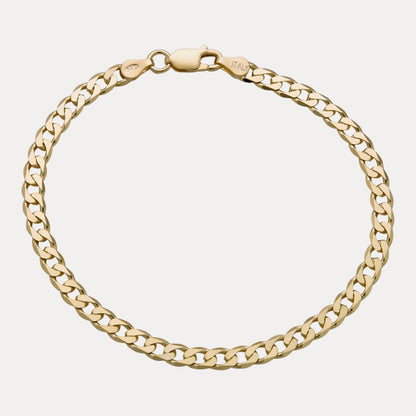 925 Sterling Silver 5mm Curb Bracelet