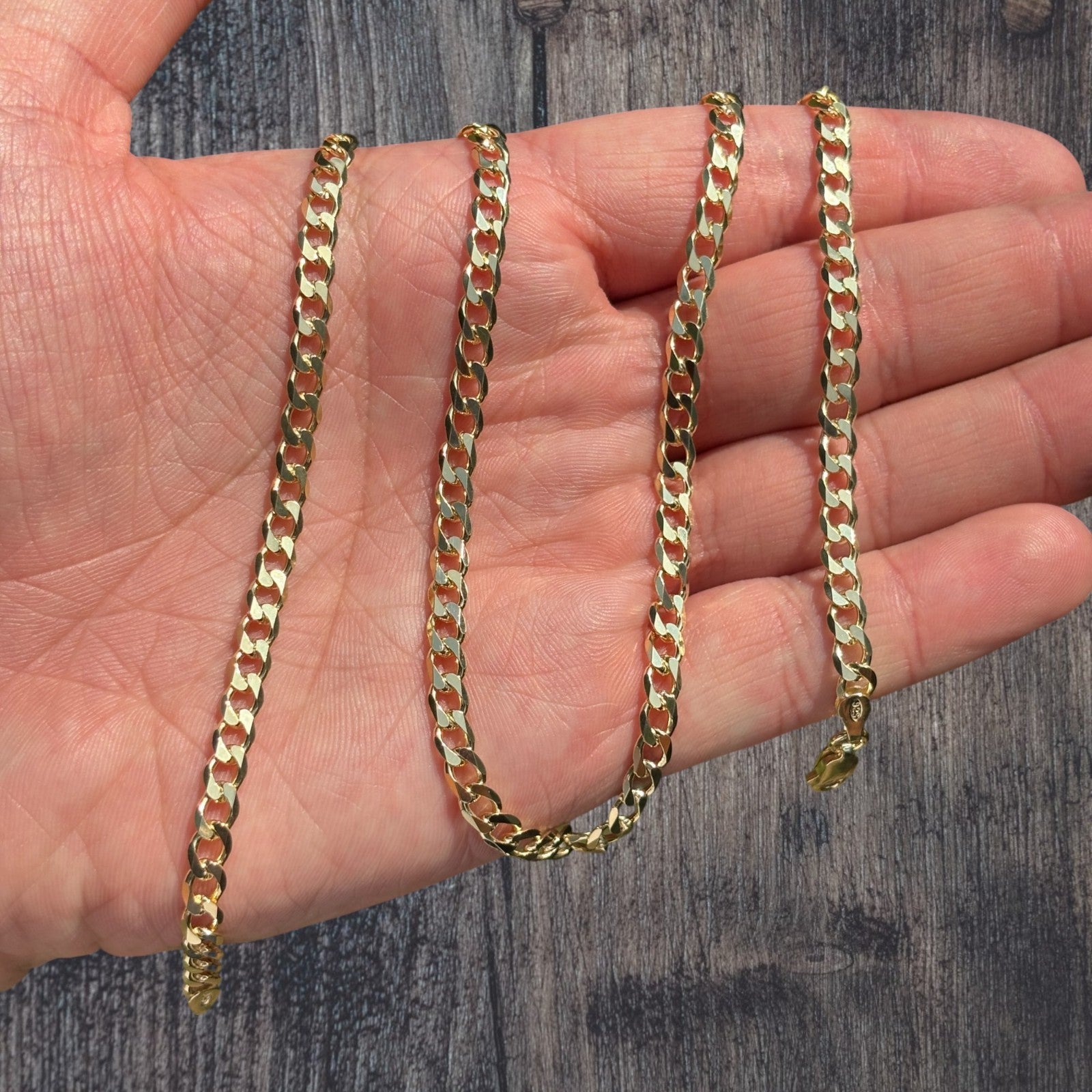 925 Sterling Silver 5mm Curb Chain Necklace