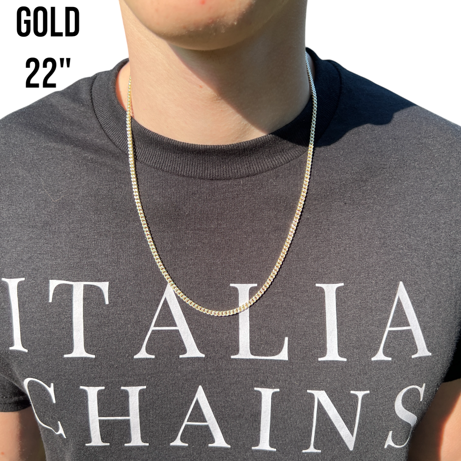 925 Sterling Silver 3mm Diamond Cut Miami Cuban Chain Necklace