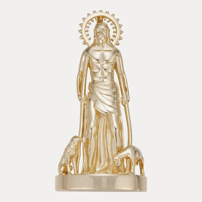 925 Sterling Silver St Lazarus San Lazaro Pendant - Large