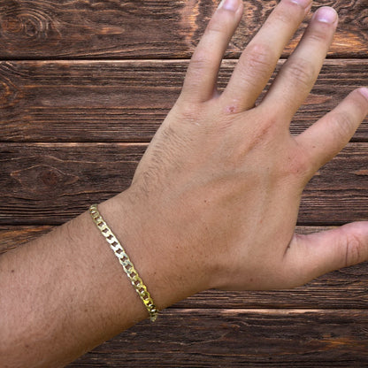 925 Sterling Silver 5mm Curb Bracelet