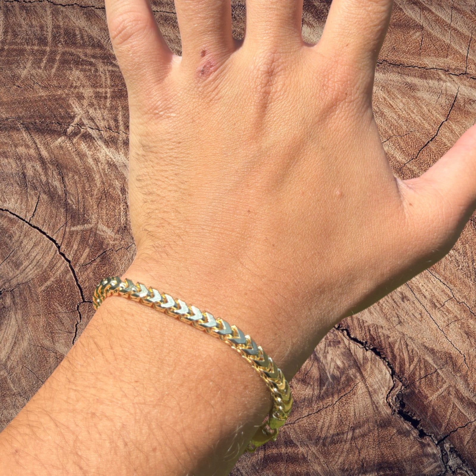 925 Sterling Silver 5mm Franco Bracelet