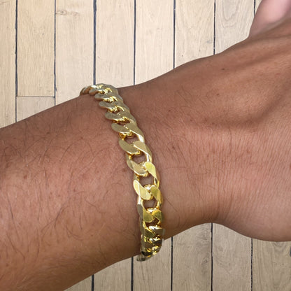 925 Sterling Silver 8mm Curb Bracelet
