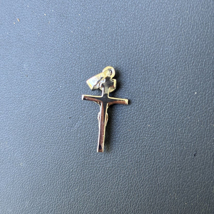 925 Sterling Silver Crucifix Cross Pendant - Small
