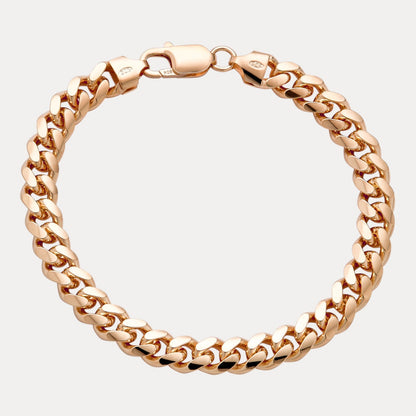 925 Sterling Silver 8mm Miami Cuban Bracelet