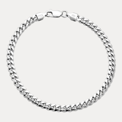 925 Sterling Silver 5mm Miami Cuban Bracelet
