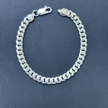 925 Sterling Silver 6mm Miami Cuban Bracelet