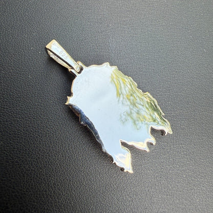 925 Sterling Silver Classic Jesus Piece Pendant - Small