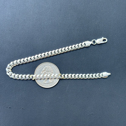 925 Sterling Silver 5mm Miami Cuban Bracelet