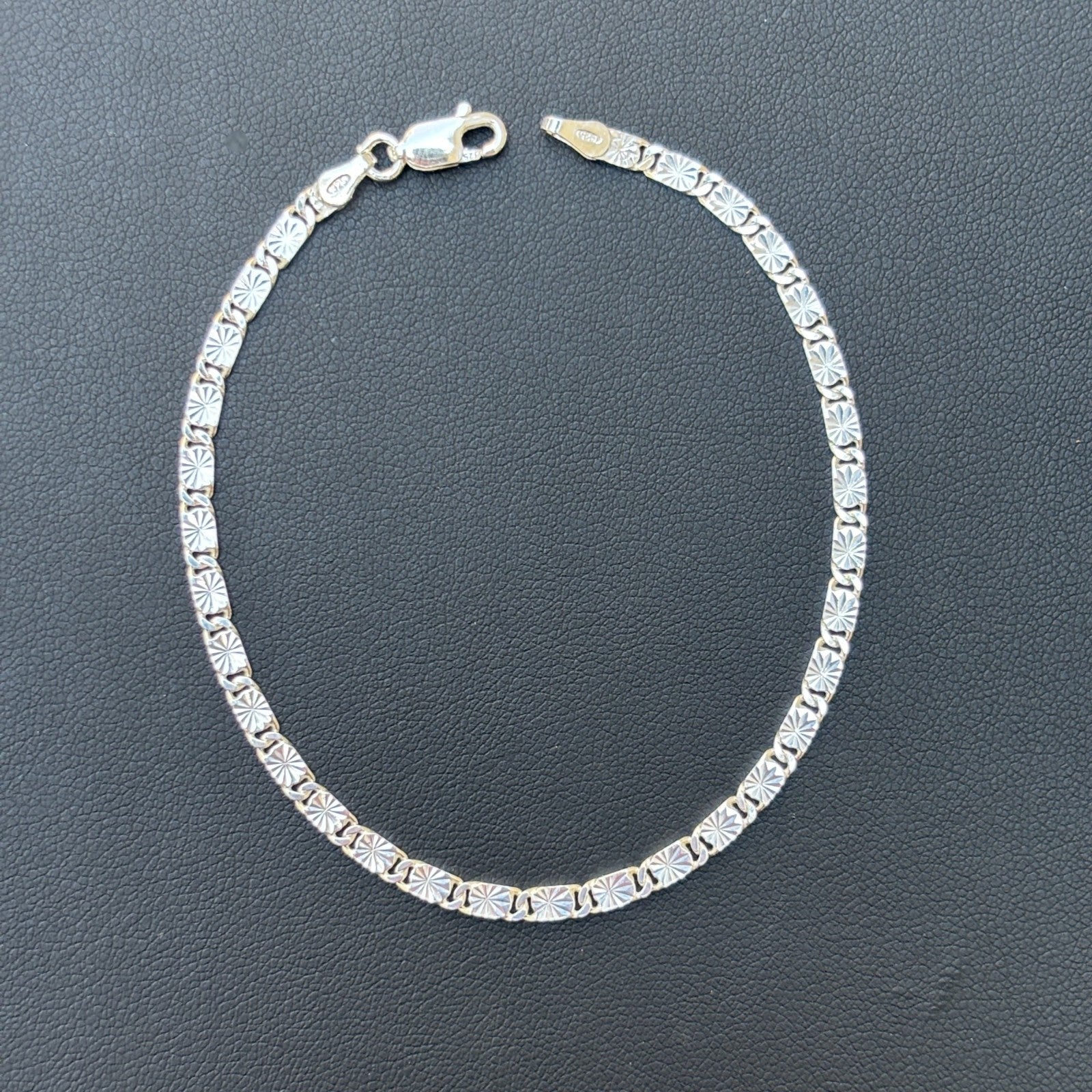 925 Sterling Silver 3mm Valentino Bracelet