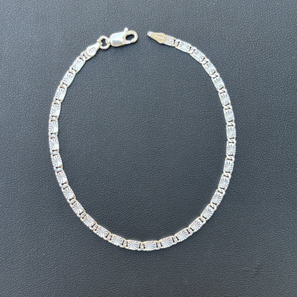 925 Sterling Silver 3mm Valentino Bracelet