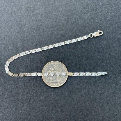 925 Sterling Silver 3mm Valentino Bracelet